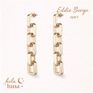 EDDIE BORGO SUPRA LINK DROP EARRINGS